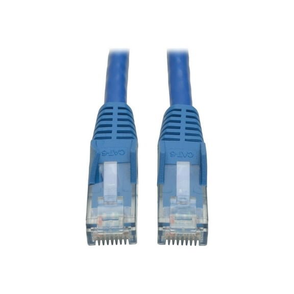 Tripp Lite Premium Cat6 Gigabit Snagless Molded UTP Patch Cable, 24 Awg, 550 Mhz/1 Gbps (Rj45 M/m), Blue, 8 Ft. - Patch Cable - Rj-45 (m) to Rj-45 (m) - 8 Ft - UTP - Cat 6 - Ieee 802.3ab/ieee 802.5