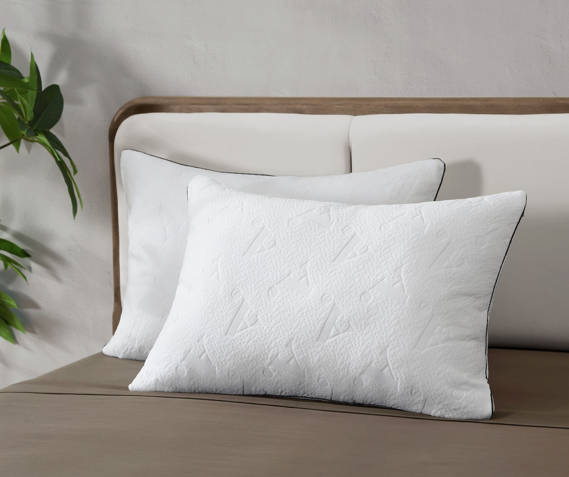 (6 pack) Allswell Ultimate Support Bed Pillow with Dual Function Fill and Removable Cover, King