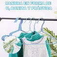 thumbnail image 2 of (20pcs) Ganchos Ropa Perchas De Acero Inoxidable Infantil Niño, 2 of 5