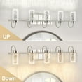 thumbnail image 4 of Bathroom Light Fixtures, 3/4/5/6 Light Brushed Gold Vanity Lights Crystal Bubble Glass Dimmable 3 Color Temperatures Modern Bathroom Wall Sconce for Bathroom Hallway Kitchen Bedroom Living Room, 4 of 9