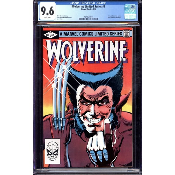 Wolverine Limited Series #1 - CGC 9.6 Comic Book