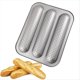 thumbnail image 3 of Molde para , Molde para Pan Francés de 3 Cavidades, Bandeja Antiadherente para Hornear Pan , Tostadas, Pasteles, Utensilios para Hornear, Bandejas para Horno., 3 of 5