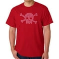 thumbnail image 1 of Men's Word Art T-shirt - XOXO Skull, 1 of 2