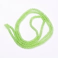thumbnail image 2 of 200pcs Transparent Glass Round Beads Strands Pale Green 4mm Hole: 1.1~1.3mm, 2 of 3