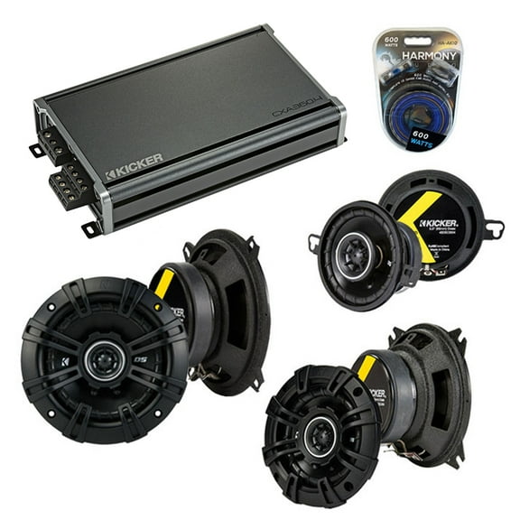 Fits BMW 3 Series 1999-2001 Factory Speaker Upgrade Kicker DS & CXA360.4 Amp