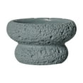thumbnail image 2 of Concrete Meteorite Candle Container Flameless Crystal Essential Oil Diffuser & Modern Tabletop Decorative Accent, 2 of 6