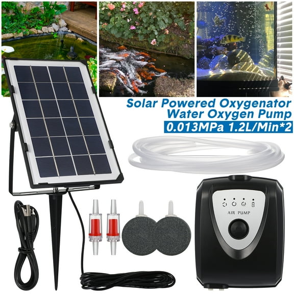 BESTONZON Solar Pump for Fish Tank Abs 1 Set