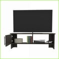 thumbnail image 3 of TV Furniture | Modern Dark Walnut TV Stand with Storage | Fits 60-69” TVs | Engineered Wood, 3 of 6