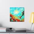 thumbnail image 6 of "Heavenly Angelfish Painting" - Canvas, 6 of 25