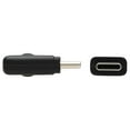 thumbnail image 3 of Tripp Lite C Cable (m/m) - 3.2 Gen 1, Thunderbolt 3, 60w Pd , Right-angle Plug, Black, 2 M (6.6 Ft.) - Cable - Type-c (m) Right-angled To Type-c (m) - 3.2 Gen 1 / Thunderbolt 3 - 20 V -, 3 of 5