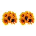thumbnail image 4 of Naiovety 5 unids/set decoración de girasoles para eventos de boda y exposiciones interior o exterior Helianthus Champagne champán 2Conjunto, 4 of 6