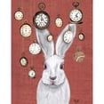 thumbnail image 3 of Fab Funky 15x18 Black Modern Framed Museum Art Print Titled - Rabbit Time, 3 of 5
