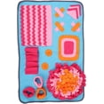 thumbnail image 3 of Snuffle Mat for Small Pets, Slow Feeder Foraging Pad for Dogs Pigs, Pink 28x19in, 3 of 8