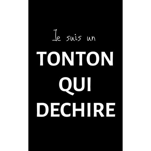 Je Suis Un Tonton Qui Dechire Petit Carnet De Notes Ligne Cahier Format De Poche Petit