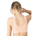 thumbnail image 2 of Hanes Womens Bralette, Invisible Embrace Pullover Bralette, Moisture-Wicking T-Shirt Bra, 2 of 6