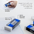 thumbnail image 3 of BAZIC Erasers Jumbo Vinyl Pencil Eraser Latex Free (4/Pack), 1-Pack, 3 of 7