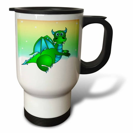 

Green Dragon Twilight Flight 14oz Stainless Steel Travel Mug tm-6090-1