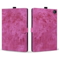 thumbnail image 2 of FJLBDE Case for Kindle Fire HD 8 (8th/7th/6th/5th Gen, 2015/2016/2017/2018) with Stand, Card Slot, Embossed Cat PU Leather Cover, Rose, 2 of 7