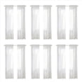 thumbnail image 1 of Cortinas Transparentes Blancas para Ventana 108 Pulgadas de 12 Paneles Cortinas Blancas Transparentes Cortinas Transparentes Panel BáSico de Bolsillo de Varilla, 1 of 6