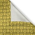 thumbnail image 4 of Ambesonne Funny Faces Grommet Curtain Single Panel, Art Smiling Characters, 50"x60", Dark Army Green Yellow, 4 of 5