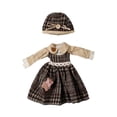 thumbnail image 1 of Falda de muñeca para niña de 12 pulgadas, ropa de moda para muñeca de simulación, tela suave, vestido informal para muñeca de todos los días, vestido Estilo A, 1 of 8