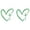 Green, variant on 2Pcs Cross Heart Car Rearview Mirror Sticker Decal, 1.18 × 1.18 Inch Waterproof Vinyl Automotive Window Sticker, Vehicle Interior Decoration Decal for SUV, Truck, Water Bottle, Laptop,Red
