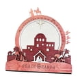 thumbnail image 4 of Voxware Easter Table Sign Christmas Easter Countdown Table Decor Wooden Table Centerpiece Decorative Desktop Ornament Rustic Wood Table Sign Easter Decoration Wood Acrylic Material Suitable Pink, 4 of 8