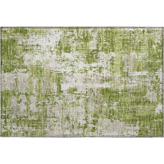 Dalyn Rugs Premium Machine Washable Mayfield AMF1008 Green 1'8" x 2'6" Rug