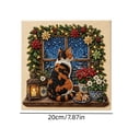 thumbnail image 7 of syligr Cat Christmas Diamond Art for Adults, Vintage Christmas Pearl Art Kits, DIY Pearl Diamond Kit, Animals Bead Crafts Ornament, Xmas Party Decorations for Mantel, Unique Gift/Favors, 7 of 7