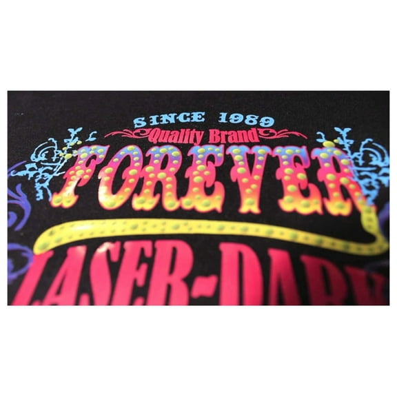 Laser Dark No-Cut Transfer Paper 8.5x11 - 10 Sheets - for White Toner Laser Printers - Cotton, Polyester, Nylon & More