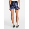 thumbnail image 3 of No Boundaries Faux Sueded Jersey Shorty Shorts, 3'' Inseam, Women's XXS-XXL, 3 of 5