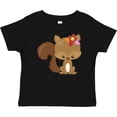 thumbnail image 3 of Inktastic Cute Squirrel, Squirrel With Flowers, Fluffy Tail Boys or Girls Baby T-Shirt, 3 of 5