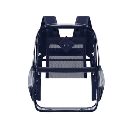 Clear Backpack for Stadium Events Large Capacity Pvc School Travel Daily Bag