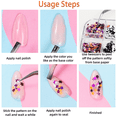 thumbnail image 4 of Halloween Nail Art Sticker Decals, Nail Sequins Colorful Halloween Nail Flakes, 4 of 5