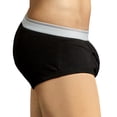 thumbnail image 3 of 12 Pack Men's Briefs 100% Cotton Tag-Free Classics Elastic Waist Moisture Wicking Tagless Underwear S-XL Regular Big & Tall&nbsp; Soft Breathable Menswear, 3 of 4