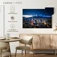 thumbnail image 4 of Elephant Stock Tokyo Skyline Cityscape Wall Art - Horizontal Canvas Wall Art - Living Room Wall Decor - Places Canvas - Blue And White Decor - 36" x 24", 4 of 6