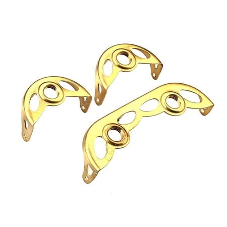 Yihuala 3Pcs Saxophone Guards Replacement Metal Saxophone Guards Holder Parts Saxophone Repair Accessories