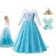 thumbnail image 1 of Vestidos de princesa para Halloween, ropa para bebé, disfraz de Elsa, Reina de la nieve, 2022, 1 of 4