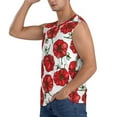 thumbnail image 3 of Haiem Men's Hand Drawn Tomatoes Print Tank Tops Summer Sleeveless Cut Off Workout T-Shirts Fitness Vest Athletic Undershirts-XX-Large, 3 of 8