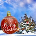 thumbnail image 4 of 60cm Inflatable Christmas Ball with Light Glow Giant Atmosphere Ball Home Garden, 4 of 8