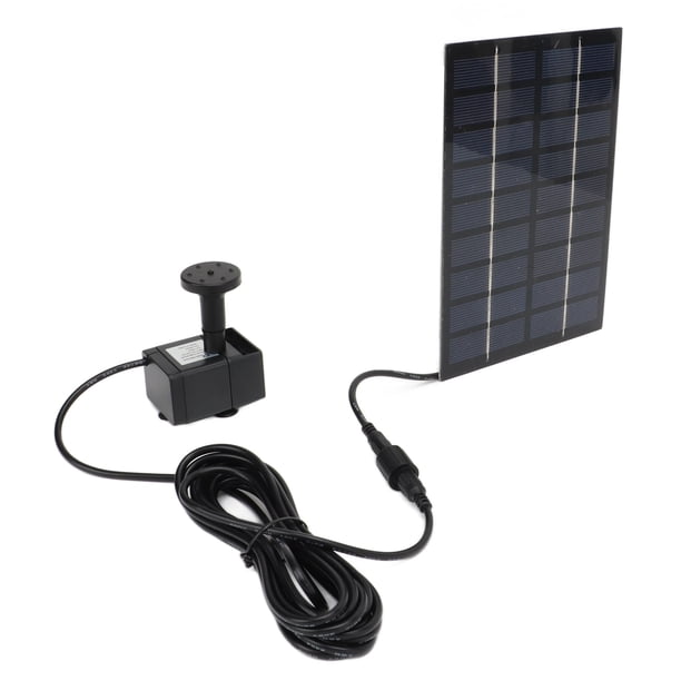 Bomba De Fuente Solar, Kit De Bomba De Agua Solar De 9 V 1,8 W Fácil Montaje ABS Fuerte Alta Conversión Para Decoración