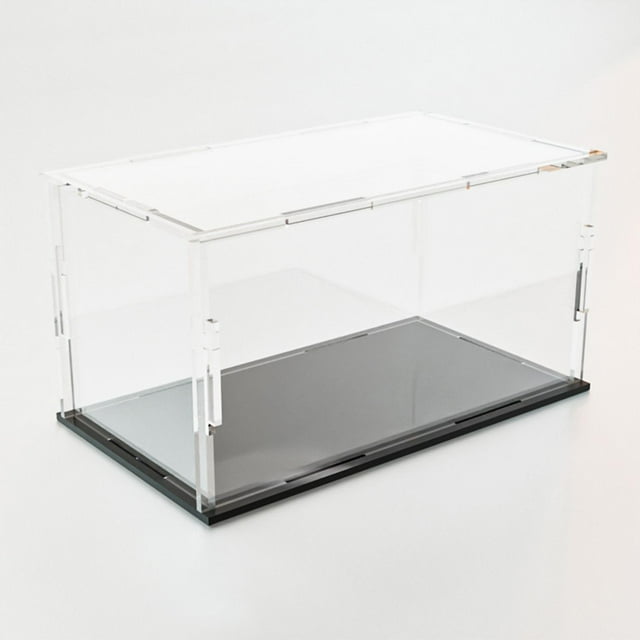 Vitrina de coches a escala,Vitrina acrílica para vehículos a escala 1/32,Organizador de vitrina de figuras de coches a escala,Estuche organizador para guardar coches de juguete con base