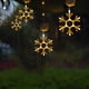 thumbnail image 5 of Decoración navideña con luz LED y gancho de ventosa, árbol de Navidad, copo de nieve, muñeco de nieve, funciona con pilas, para interior, dormitorio, escaparate, luces navideñas, luces navideñas blanc, 5 of 6