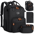 thumbnail image 1 of Mochila para pañales RAINSMORE, grande, impermeable y con cambiador, 1 of 8