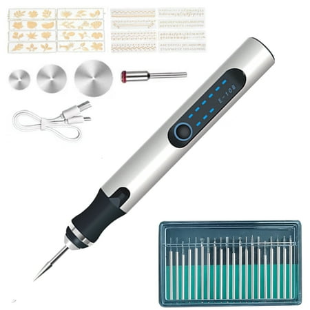 

Mini Wireless Drill Electric Grinder Engraver Pen USB Cordless Drill Rotary Tools 3 Speed Electric Drill for Grinding Polishing
