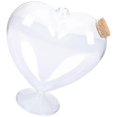thumbnail image 3 of Heart Glass Candy Jar Transparent Snack Jar Dried Fruit Canister Household Jewelry Storage Box, 3 of 3