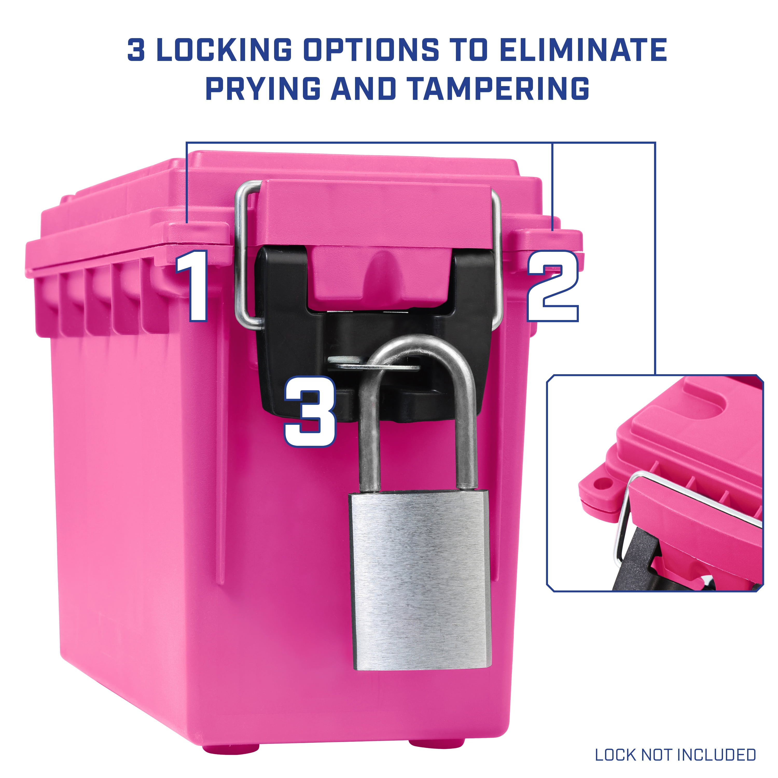 Sheffield Ammo & Utility Storage Box, Pink