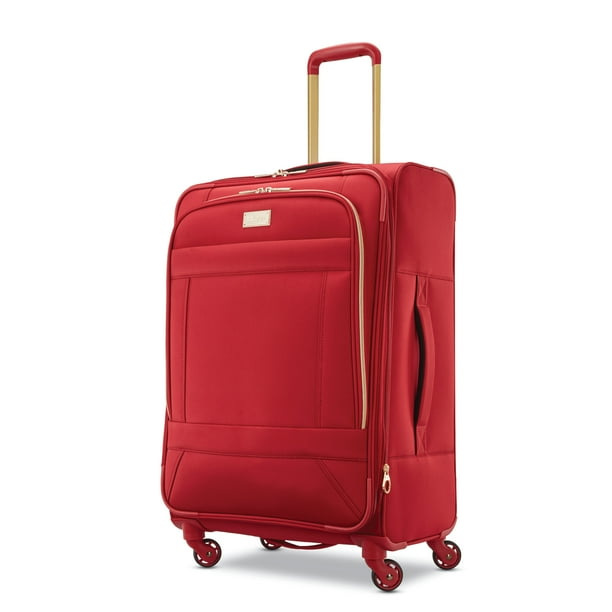 American Tourister Belle Voyage 25-inch Softside Spinner, Checked ...