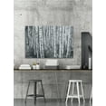 thumbnail image 4 of Parvez Taj "Dusky Tree Trunk Forest" Painting Print on Wrapped Canvas, 4 of 7