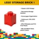 thumbnail image 1 of LEGO Storage Brick 1, Black LEGO -, 1 of 8